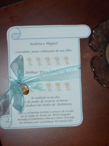 Modelo Convite Batizado Modelo Convite Batizado