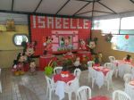 festa minie vermelha