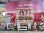 salão de festas Minie rosa
