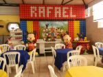 tela em balões Mickey
