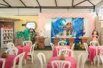 Salão de festas com decoração Moana