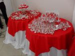 Mesa de docinhos e lembrancinhas