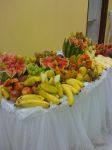Mesa de frutas da época