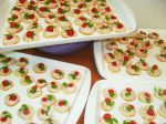 Canapés decorados