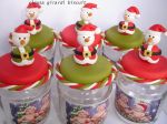 potinho de geleia com tema natal COD:54