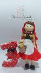 Chapéuzinho vermelho com vela de 3 aninho. cód: 3166