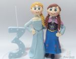 Frozen: Anna,Elsa e vela de 3 aninhos. cód: 3170