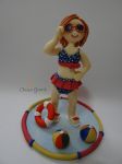menina tema praia. cód: 3176.