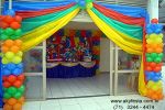 A 008 - ENTRADA PARA SALÕES - MODELO TENDA CIRCO - PODE TAMBÉM SER REALIZADO EM OUTROS TONS TENDO A IDEIA DE ENTRADA DE CASTELOS.