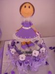 Boneca de Mesa tendo como apoio caixa de espelho!