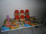 Buffet infantil de sorvete com cereais