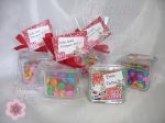 Caixa 4x4cm com conffet 5,50cd