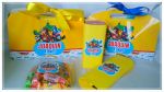 Kit Sacolinha+ suco+ mini bolo e guloseimas 18,00cd