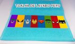 Toalha lavabo personalizada 6,50cd