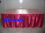 Mesa 2 metros com toalha pink com rosa 94
