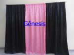 Cortina pink com preto 128