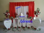 Decoração c/ mesa love branca B3