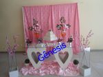 Decoração branco com rosa B10