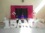 Decoração 15 anos, pink c/ preto B19