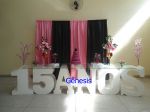 Decoração 15 anos, pink c/ preto B17