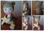 Macaco em biscuit, para festa safari.