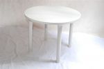 Mesa PVC desmontável redonda