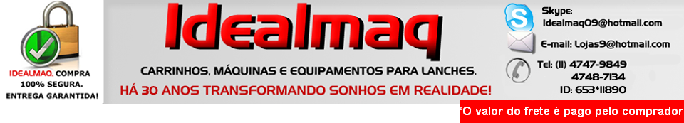 Carrinho,kit,Máquina de Cachorro quente,Lanches,Pastel,Pipoca,Batata Frita,Churros,Açaí,Churrasco