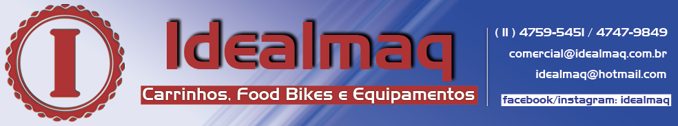 Carrinhos Gourmet, Food Bike e Equipamentos