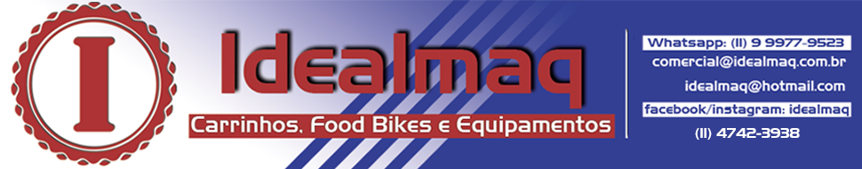 Carrinhos Gourmet, Food Bike e Equipamentos