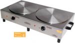 Maquina de crepe profissional a gas ADEMAQ com 2 discos