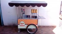 Carrinho Gourmet para churros e churritos - Churros Lordello (3 doceiras) - 120cm x 72cm