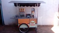 Carrinho Gourmet para churros e churritos - Churros Lordello (3 doceiras) - 120cm x 72cm