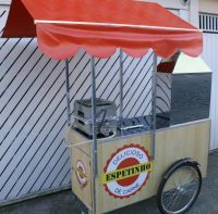 Carrinho Gourmet para Crepe Suíçoe Espetinho