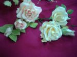 arranjo de rosas de açucar para topo de bolo