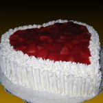 morango,gelatina,chantilly
