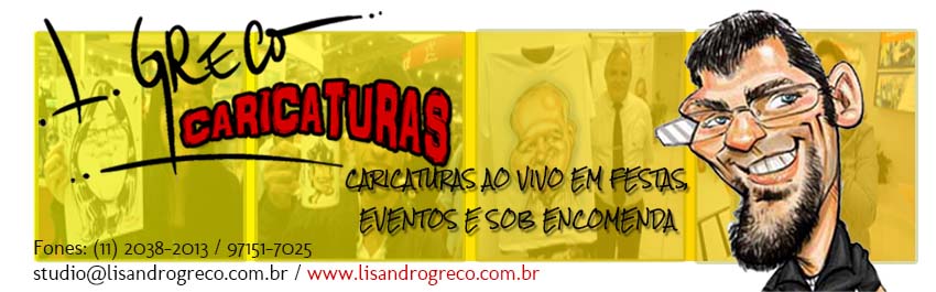 Studio Lisandro Greco :: Caricaturas - (11) 2038-2013 // 97151-7025