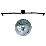 Globo Espelhado: Um clássico em todas as pistas de dança! E agora com dois canhões de leds acoplado.