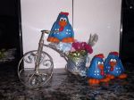Lembrancinhas da Galinha Pintadinha na bicicleta