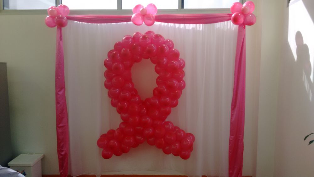 Decoraç u00e3o festas e eventos em geral feito com arte em balões Sandra Festa -> Decoração De Outubro Rosa E Novembro Azul Decoraç u00e3o festas e eventos em geral feito com arte em balões Sandra Festa -> Decoração De Outubro Rosa E Novembro Azul