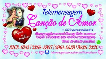 Telemensagem Cano de Amor - (44) 3268-6213