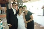 Com os noivos July e Bruno