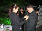 COLOCANDO A CORSAGEM EM PADRINHOS