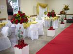 Vermelho e dourado