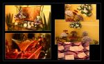 Mesas decoradas Buffet Status