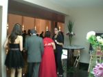Entrada dos convidados com bolinhas de sabo