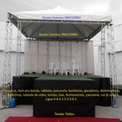 Palco 5x5 Coberta No Grig