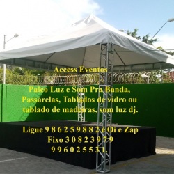 Palco 4x4 Com coberta em Grids