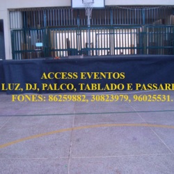 Palco Pratic�vel 7x3 Foto tirada longe