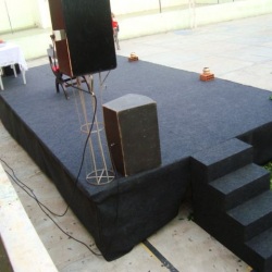 Palco com 01M de altura