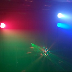 Luz Neon + Lindos Leds + Globo + Fuma�a